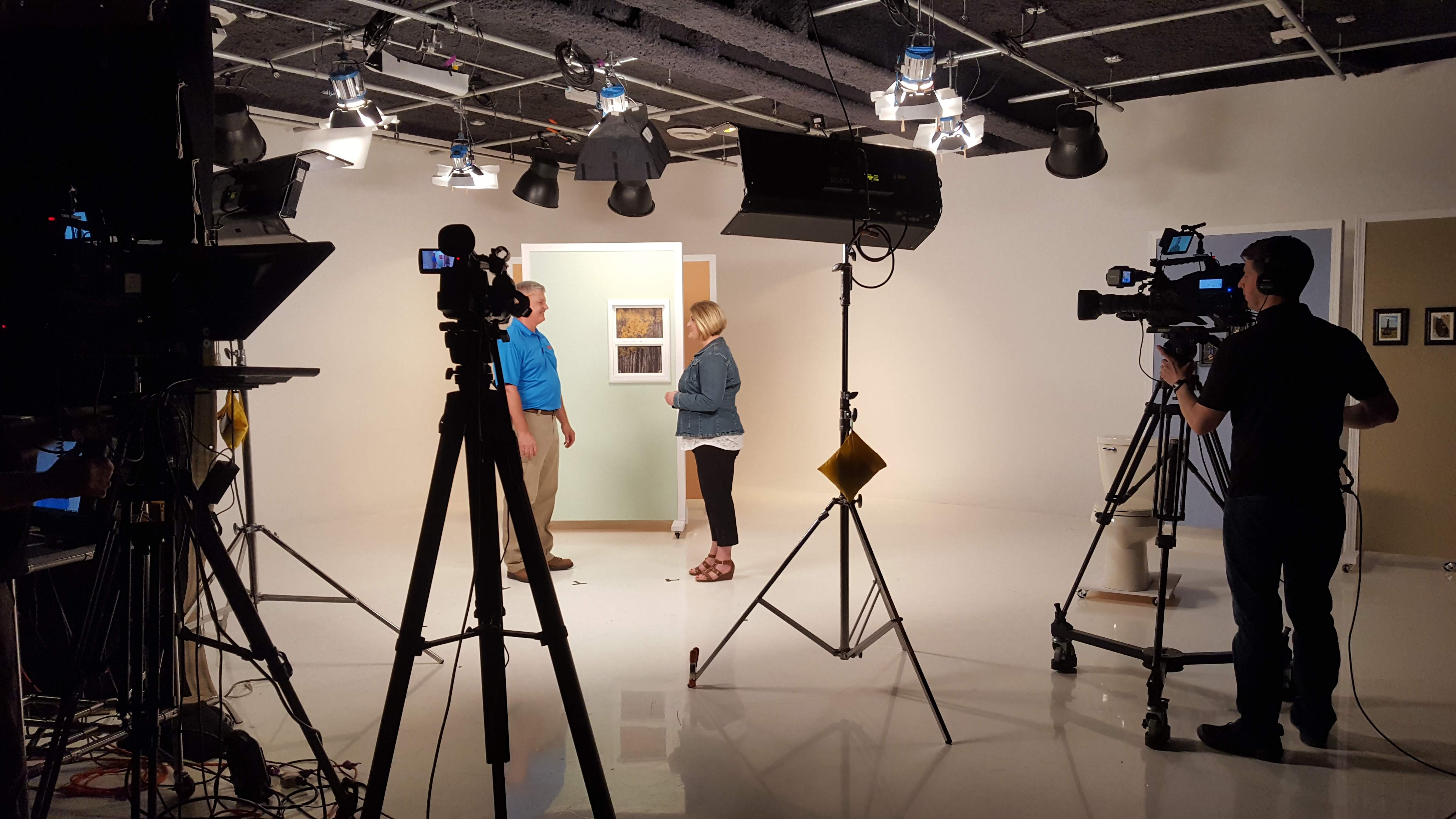 infomercial video production set