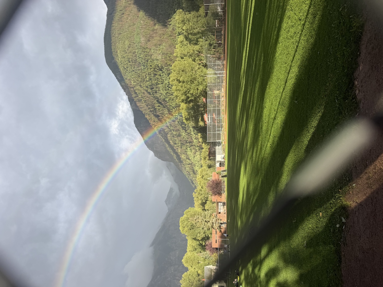 A rainbow after the storm at Telluride