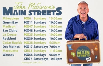 “John McGivern’s Main Streets” announces debut and initial television network partners