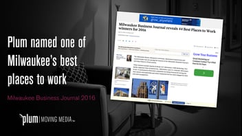 Plum recognized as a Best Place to Work in Milwaukee