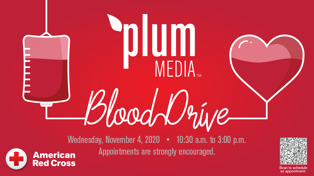 Plum Media Blood Drive