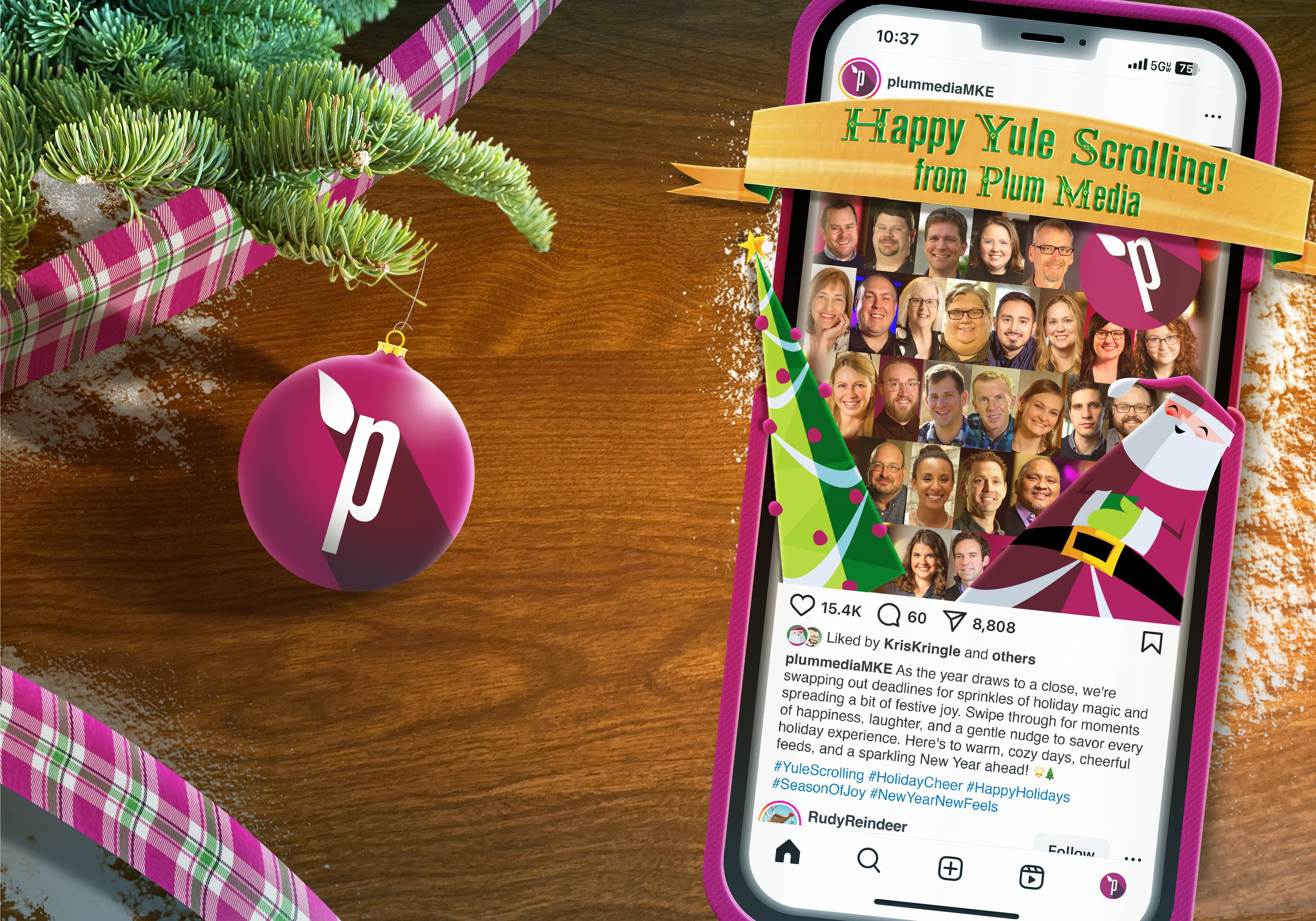 Happy Holidays from Plum Media, your Video Production and Live Event partner