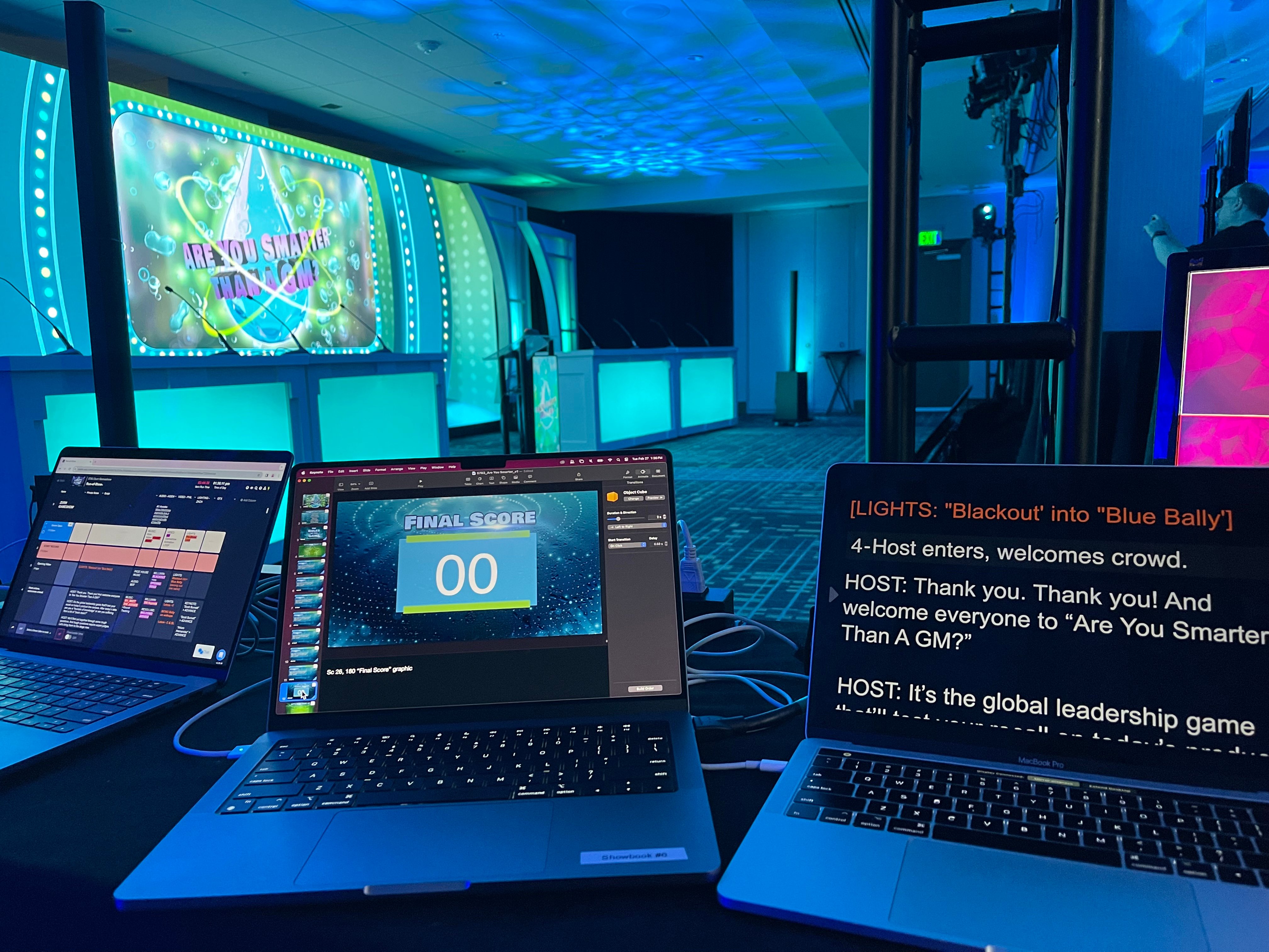 Corporate Game Show Control